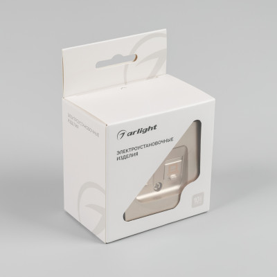 049850 - Механизм компьютерной розетки двойной SCT-MPC2-PL-GD-V (RJ-45, CAT6) (Arlight, -)