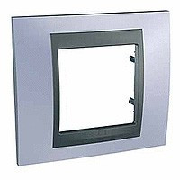 MGU66.002.298 - UNICA TOP РАМКА 1-постовая, ГРАФИТ/БЕРИЛЛ