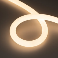 Светодиодная лента герметичная MOONLIGHT-TOP-A336-D25mm 48V Warm3000 360deg (12.5 W/m, IP65, 2835, 20m, wire x1) (Arlight, Прямой вывод кабеля), 037562