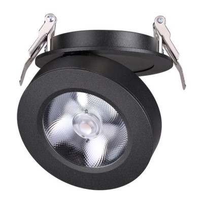 Novotech 357983 SPOT NT19 218 черный Встраиваемый светильник IP20 LED 3000К 12W 220V GRODA