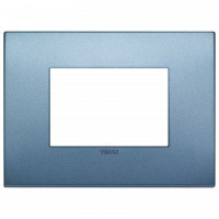 Vimar Накладка CLASSIC на 3 модуля синяя матовая, 19653.76