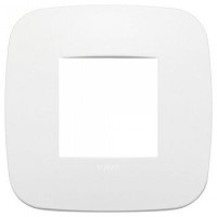 19672.26 - Vimar Накладка ROUND на 2 модуля полярный матовый