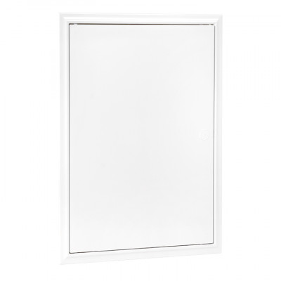 Люк ревизионный пластик с нажим, замком 300х400 (ШхВ внутр,) EKF Basic