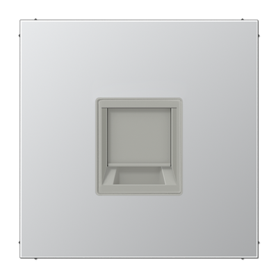 Плата (фиксация защёлкиванием) для одного модуля; металл; алюминий, AL1969-15WE