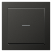 Jung Выключатель 1-клавишный, с подсветкой, серия LS Design