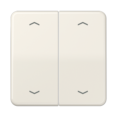 Клавиша для KNX кнопки, 2 группы с символами "стрелки"; дюропласт; слоновая кость, CD102P