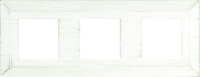 FD01253BD Fede Barcelona Provence Рамка 3-ная, White Decape