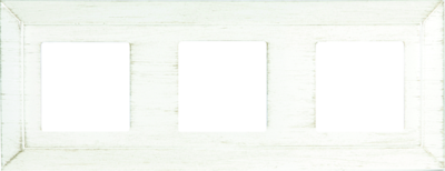 FD01253BD Fede Barcelona Provence Рамка 3-ная, White Decape