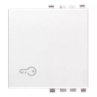 Vimar Клавиша на 2 модуля с символом "ключ", белая, 20022.P.B