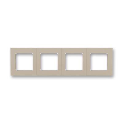 ABB EPJ Levit кофе макиато / белый Рамка 4 поста,