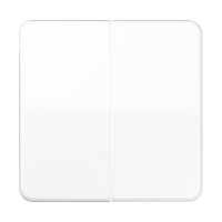 Двойная клавиша для балансирных механизмов выключателей (кнопок), в комплекте с CD95HP (крепежный элемент), возможно IP44; дюропласт; белый; CD500, CD595WW