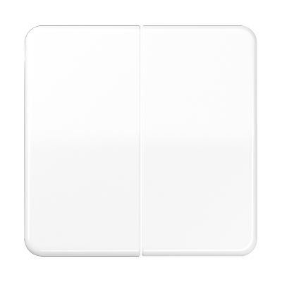 Двойная клавиша для балансирных механизмов выключателей (кнопок), в комплекте с CD95HP (крепежный элемент), возможно IP44; дюропласт; белый; CD500, CD595WW