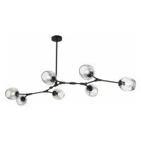 Evoluce SLE154843-07 Светильник подвесной Черный/Дымчатый E27 7*40W Evoluce SLE154843-07 Светильник подвесной Черный/Дымчатый E27 7*40W