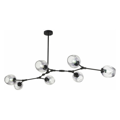 Evoluce SLE154843-07 Светильник подвесной Черный/Дымчатый E27 7*40W