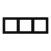 Рамка 3 поста; термопласт; черный матовый, LSZ983BFSWM Рамка 3 поста; термопласт; черный матовый, LSZ983BFSWM