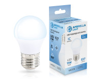 Светодиодная лампа шар G45 E27 11Вт 6400K 160°, AMBRELLA LIGHT, 451106 Светодиодная лампа шар G45 E27 11Вт 6400K 160°, AMBRELLA LIGHT, 451106