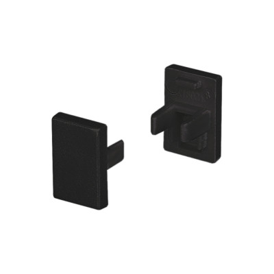 Заглушка SL-MINI-8-H12 BLACK глухая (Arlight, Пластик), 037505