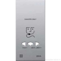 SD Накладка на розетку для эл. бритв арт.№ SCMTN213300, алюм.