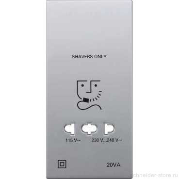 SD Накладка на розетку для эл. бритв арт.№ SCMTN213300, алюм.