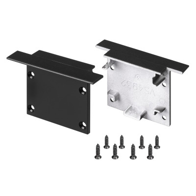 Заглушка SL-LINIA49M-FS BLACK (Arlight, Пластик), 036989