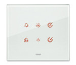 Vimar Накладка EIKON EVO для 3 модулей, аква, 21663.71