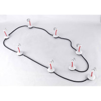 LUSSOLE BAY SHORE Трековый светильник, цвет основания - белый, плафон - металл (цвет - белый), 8x50W GU10, LSP-9818-08 LUSSOLE BAY SHORE Трековый светильник, цвет основания - белый, плафон - металл (цвет - белый), 8x50W GU10, LSP-9818-08