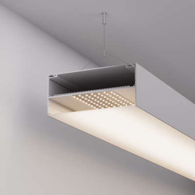 Профиль с экраном ARH-POWER-W180-2000 ANOD (Arlight, Алюминий), 027921