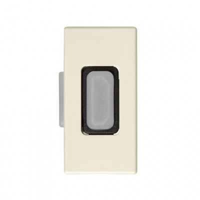 Simon S27 Разъём HDMI, узкий, (мама-мама), сл.кость, 2701094-031