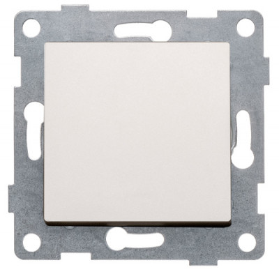 GUSI Ugra МЕХАНИЗМ Выкл. 1кл., скрытая установка, 10А, 250В. Цвет жемчуг., С11В1-028