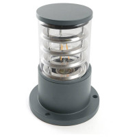 Светильник садово-парковый, 230V E27, DH0800, серый (столб), Feron 41916