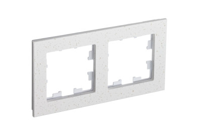 ATN343102 - ATN343102 - AtlasDesign Nature Рамка на 2 поста, мрамор крем роял