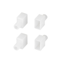 Заглушка WPH-FLEX-0612-SIDE WHITE с отверстием (Arlight, Силикон), 040834