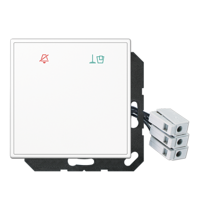 Накладка (стекло) для внешнего DND-модуля с LED-лампами, 24 В, LSCUKO6M24WW