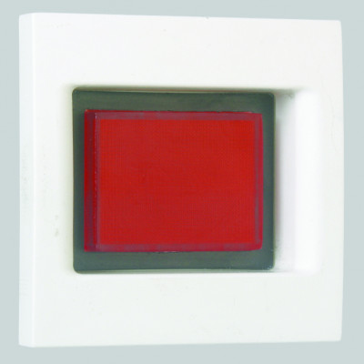 Simon SConnect Индикатор напряжения, красня подсветка, K45, 45х45мм, белый, KL05-9