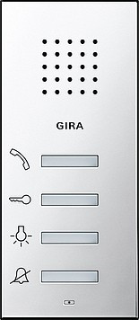 1250605 Gira Квартирная станция наклад. монтажа с переговорным устройством