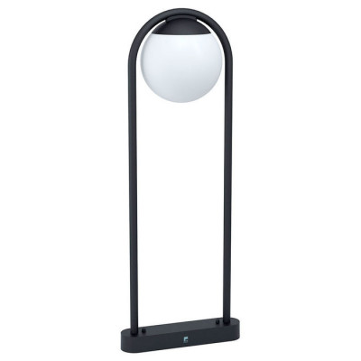 98733 Уличный фонарь PRATA VECCHIA, 1х28W(E27), L320, B200, H850, основа 220х40, оцинк. сталь, черн