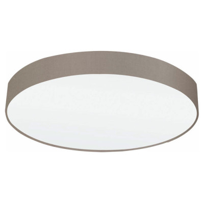 97616 Потолочный светильник PASTERI, 5х60W (E27), ?760, H150, сталь, белый / текстиль, лен, коричнев