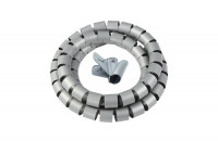 Donel Пластиковый органайзер для кабеля, диаметр 28мм, длина 2м, серый (без инструмента), DCO28G2