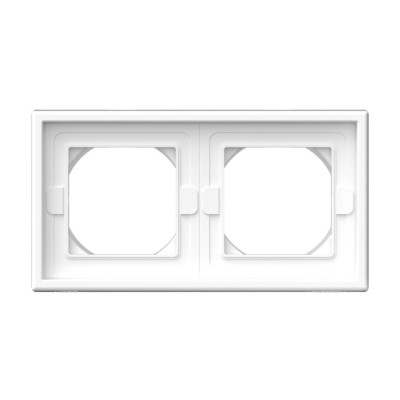 GAL440102 - ARTGALLERY 2-постовая РАМКА IP44, БЕЛЫЙ, Systeme Electric