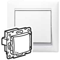 Legrand Выключатель одноклавишный IP44 - Legrand Valena - 10А 250В схема 1 безвинтовые зажимы - белый, 774201