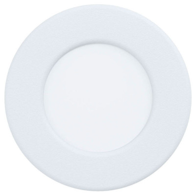 99131 Светодиод. встраив. светильник FUEVA 5, 2,7W (LED), ?86, ET26, 300lm, 3000K, сталь, белый/пла