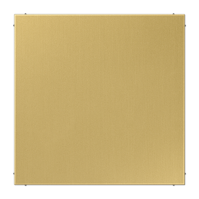 Крышка без отверстий, фиксация защёлкиванием, для произвольных вырезов (либо использование в качестве заглушки); металл; латунь classic; Messing, ME2994BC