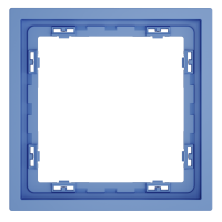 Рамка пластиковая VOLTUM S70 на 1 пост, (деним), VLS100115