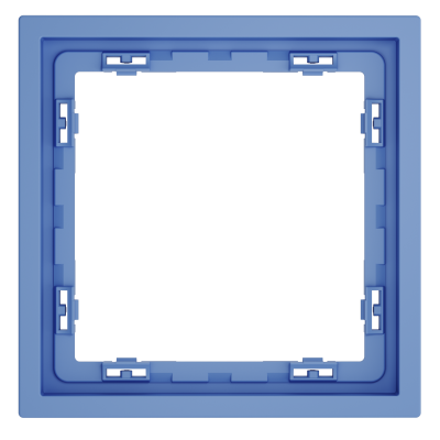 Рамка пластиковая VOLTUM S70 на 1 пост, (деним), VLS100115
