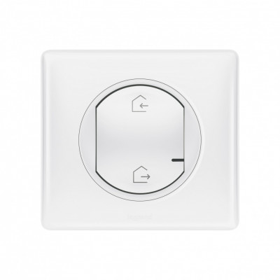 064872 - Celiane with NETATMO.Главный беспроводной выключатель "Я дома/Я вне дома".Цвет Белый