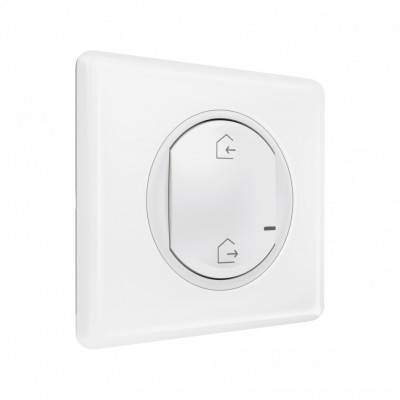 064872 - Celiane with NETATMO.Главный беспроводной выключатель "Я дома/Я вне дома".Цвет Белый