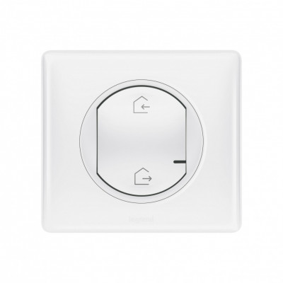 064872 - Celiane with NETATMO.Главный беспроводной выключатель "Я дома/Я вне дома".Цвет Белый