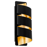 98755 Свет-к настенн. ELIZONDO, 1X40W(E14), сталь, черный, золотой