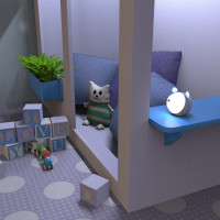 Светильник ночник настольный Gauss Qplus модель GTL702 5W 200lm 2700-6000K 5V Li-ion 1200mA голубой диммируемый LED 1/10/30, NN7026