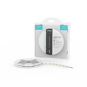 Gauss Лента Basic 12V 4,8W/m 312lm/m 4000K IP20 LED 3m 1/100, BT004